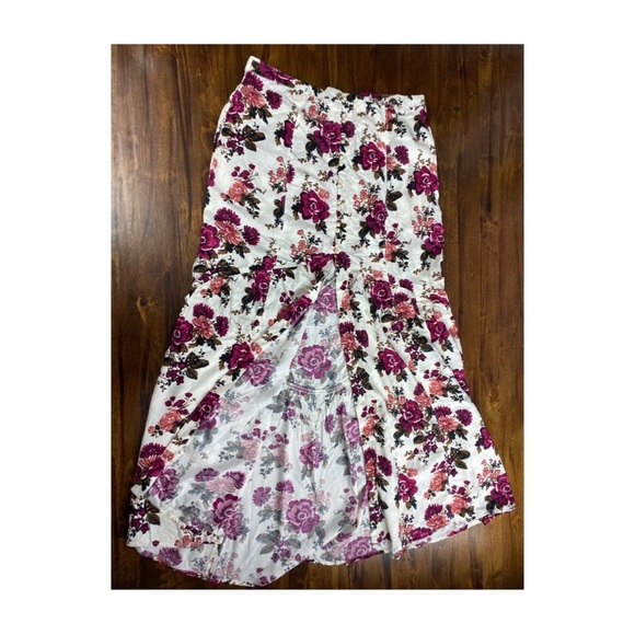 Never Worn AE Floral High Waisted Maxi Skirt 16 - Picture 2 of 4